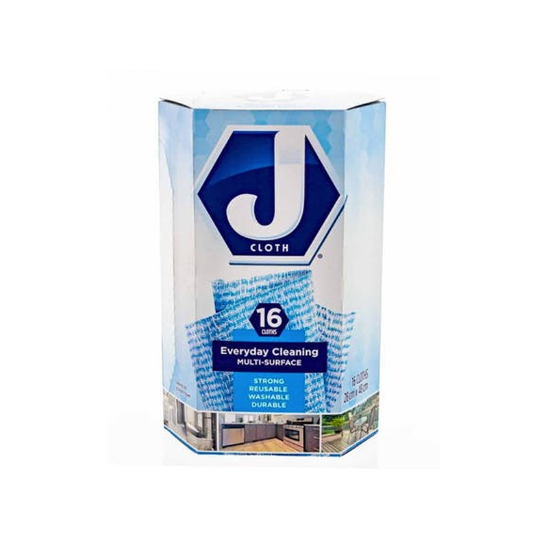 J Cloth Disposable Cloths - Family Pack - Blue ( 12-16 ea) - Pantree Food Service