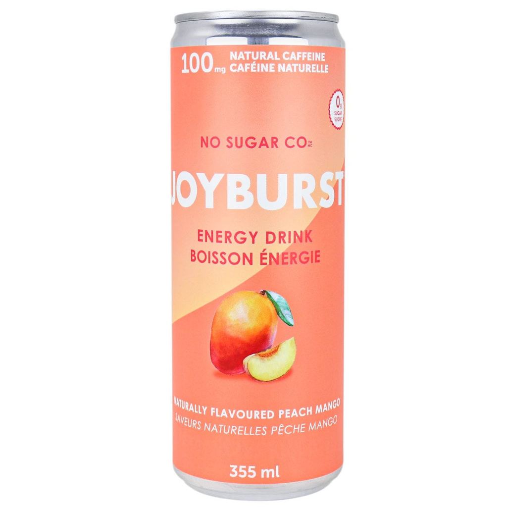 Joyburst - Energy Drink - Peach Mango (12x355ml) - Pantree Food Service