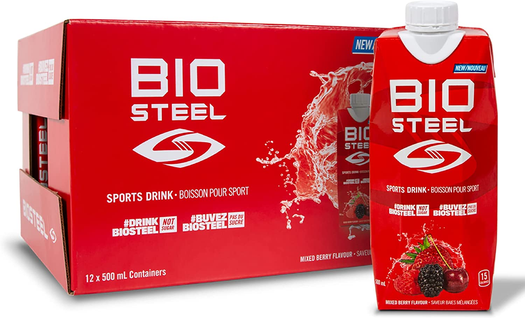 BioSteel Ready To Drink Mixed Berry Sports Drinks ( 12-500ml) - Pantree Food Service