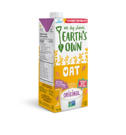 Earth's Own So Fresh Oat Original (Gluten Free, Dairy Free, Soy Free, Vegan) UHT (12-946 ml - Shelf Stable) (jit) - Pantree Food Service