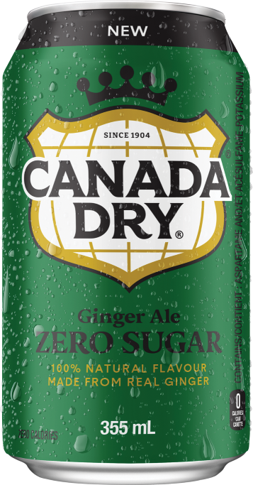 Canada Dry ZERO Gingerale (12x355ml) - Pantree Food Service
