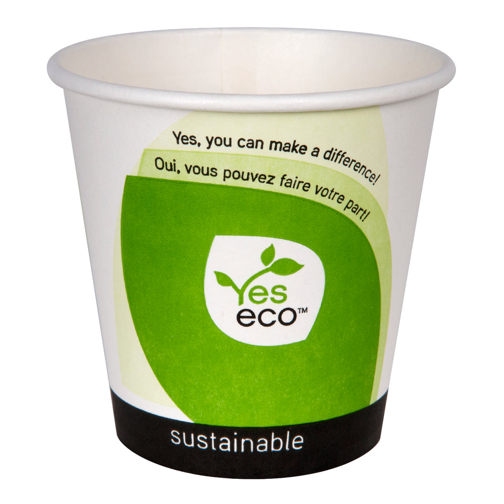 10 oz Eco Coffee Cups (1000 Per Case) - Compostable - Pantree Food Service
