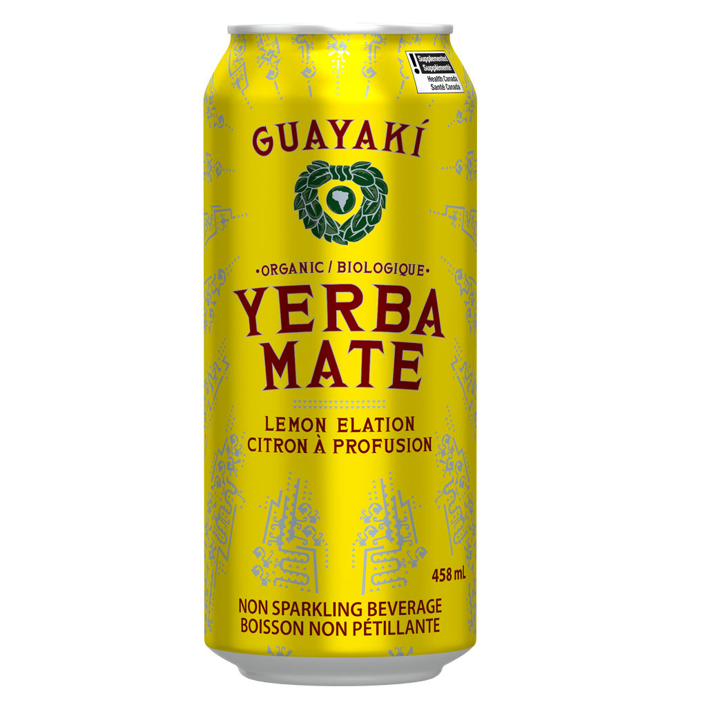 Guayaki Yerba Mate Lemon Elation (12x458ml) - Pantree Food Service