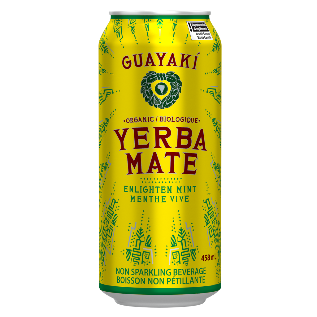 Guayaki Yerba Mate Enlighten Mint (12x458ml) - Pantree Food Service