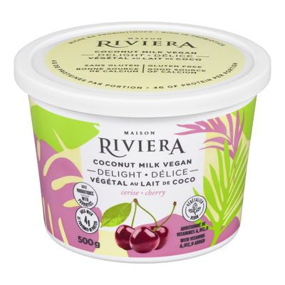 Riviera Vegan Cherry Delight Yogurt (6x500g) (jit) - Pantree Food Service