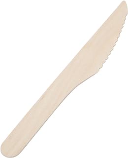Knife Birchwood, Standard Size, Individually Wrapped, 165mm x 22mm (1000 Per Case) (jit) - Pantree Food Service