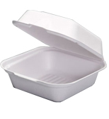 Bagasse 6"x6"x3" (500 Per Carton)(JIT) - Pantree Food Service