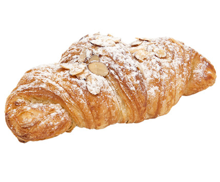 Fresh Baked Handcrafted Artisan Mini Crescent Croissant Almond (12 Mini Croissants) (jit) - Pantree