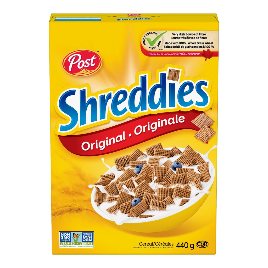 Post Cereal Shreddies ( 12-440g) (jit) - Pantree Food Service