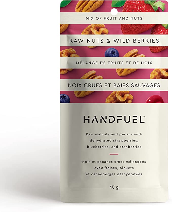 HandFuel - BULK Raw Nuts & Wild Berries (Strawberries, Blueberries, Cranberries) (200x40g) - Pantree Food Service