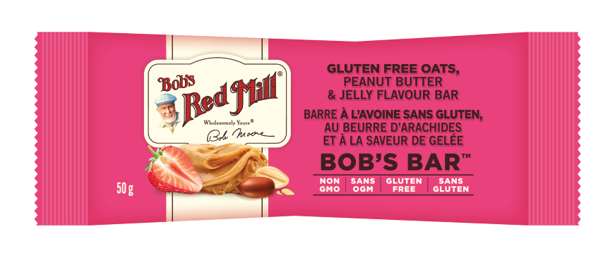 Bob's Red Mill - GF Peanut Butter & Jelly Flavour Bar (12x50g) (jit) - Pantree Food Service