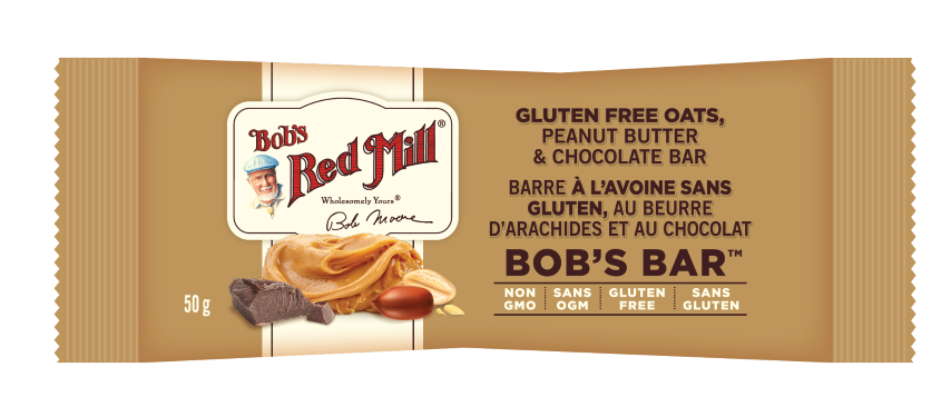 Bob's Red Mill - GF Peanut Butter & Chocolate Bar (12x50g) (jit) - Pantree Food Service