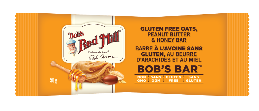 Bob's Red Mill - GF Peanut Butter & Honey Bar (12x50g) (jit) - Pantree Food Service