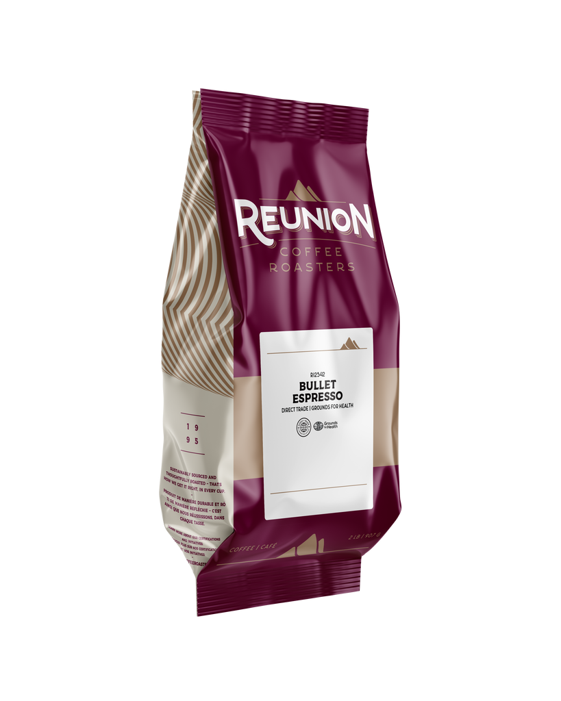 Reunion Island - Whole Bean - Bullet Espresso (2 lb) - Pantree Food Service