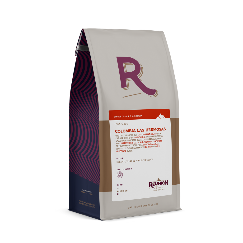 Reunion Island - Whole Bean - Colombia Las Hermosas (12oz) - Pantree Food Service