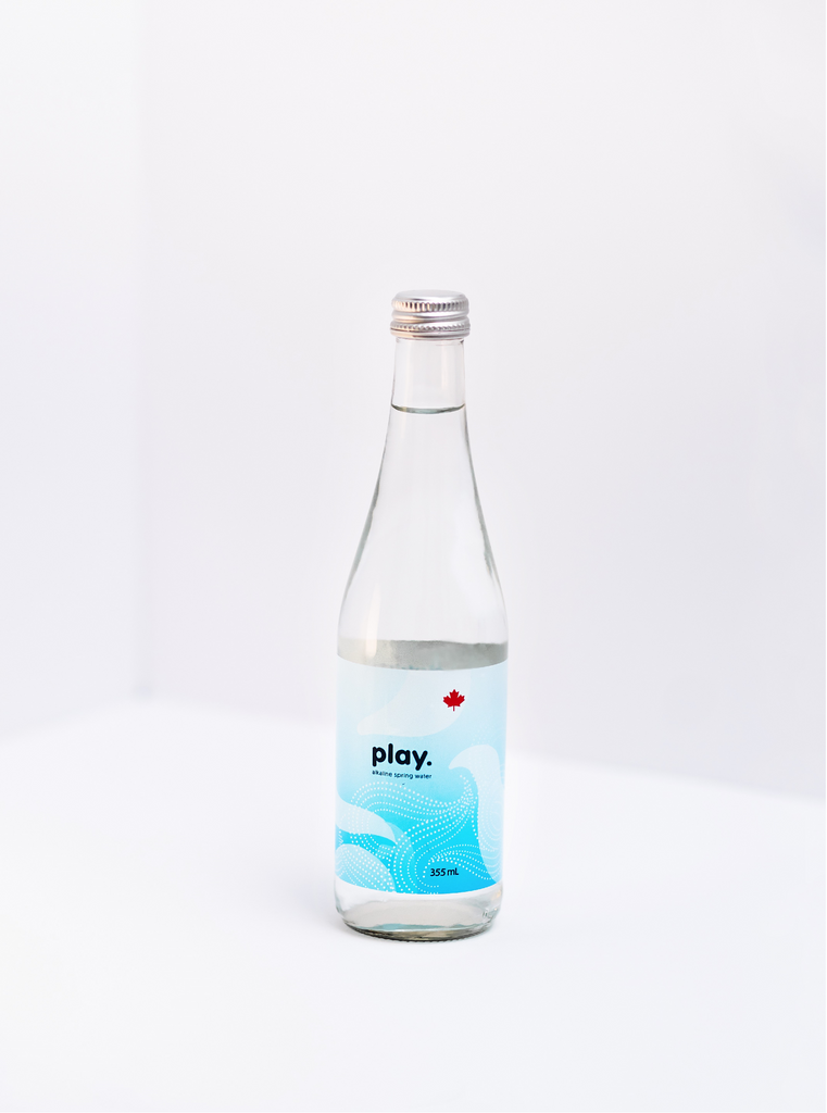 Play - Natural Spring Water (12-355 mL (Glass Bottle)) - Pantree Food Service