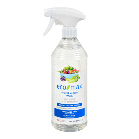 Eco-Max Fruit & Veggie Wash - Fragrance Free (4x800ml) (jit) - Pantree Food Service