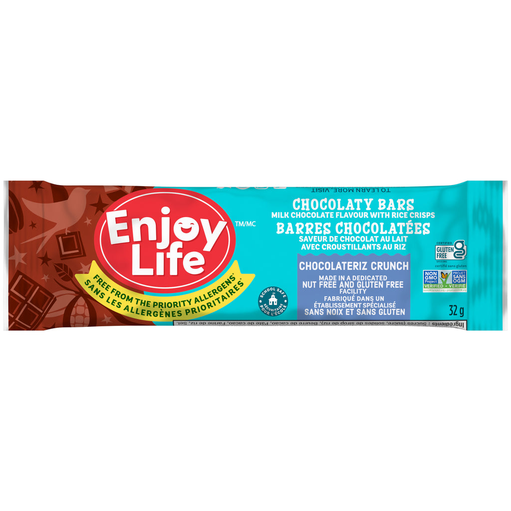 Enjoy Life Chocolate Bars - Chocolateriz Crunch (12-32g) (jit) - Pantree Food Service