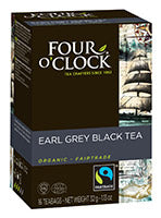 Four O'Clock Tea Earl Grey Black Tea Org (6-16ct) (jit) - Pantree Food Service