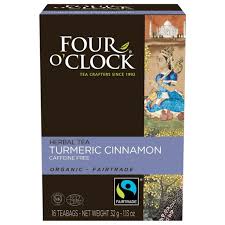 Four O'Clock Tea Tumeric Cinnamon Herbal Tea (6-16ct) (jit) - Pantree Food Service