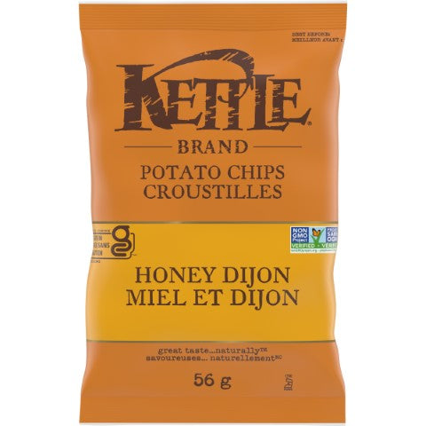 Kettle Chips Honey Dijon (Gluten Free, Non-GMO) (24-56 g) (jit) - Pantree Food Service