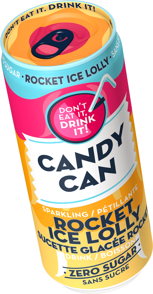 Candy Can - Ice Rocket Lolly (12x330ml) - Pantree Food Service