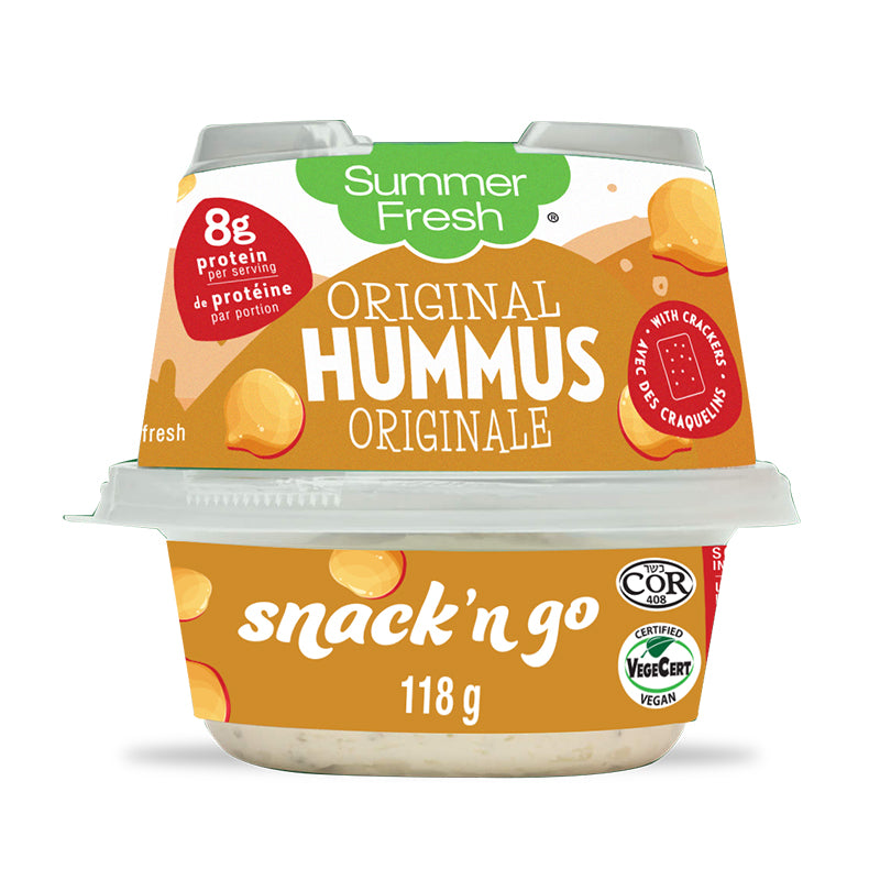 Summer Fresh Snack N Go Original Hummus (12x118g) (jit) - Pantree Food Service