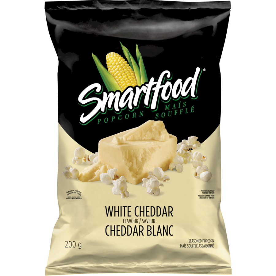 Frito Lay Smartfood Popcorn White Cheddar (12-200 g) (jit) - Pantree Food Service