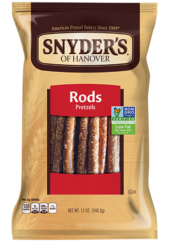 Snyder's Rods Pretzels (15x240 g) (jit) - Pantree Food Service