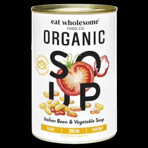 Organic Italian Tomato & Basil Soup (NonGMO, Organic, Vegan) (12-398 mL) (jit) - Pantree Food Service