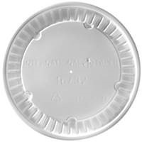 White Flat Vented Lid For 32 oz Paper Container 500 Per Case (jit) - Pantree Food Service