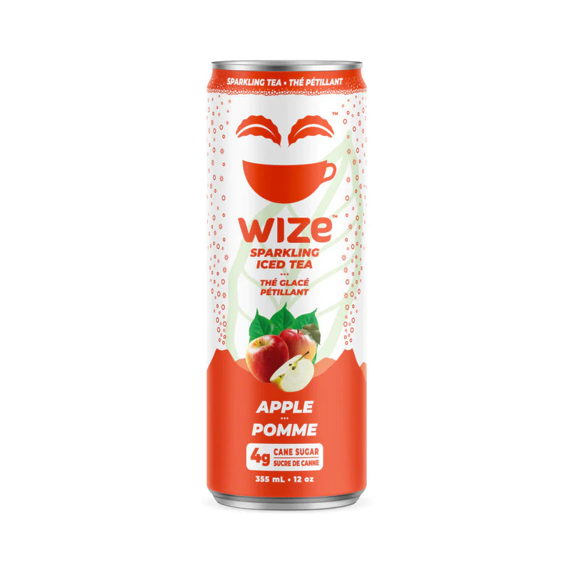 Wize Tea - Sparkling Apple (12x355ml) - Pantree Food Service