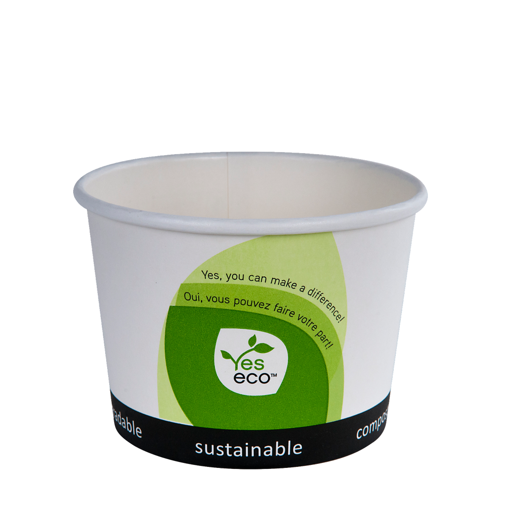 16 oz Eco Soup Bowls (500 Per Case) - Compostable - Pantree Food Service