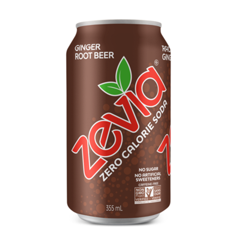 Zevia Soda - Ginger Root Beer (24x355ml) (jit) - Pantree Food Service