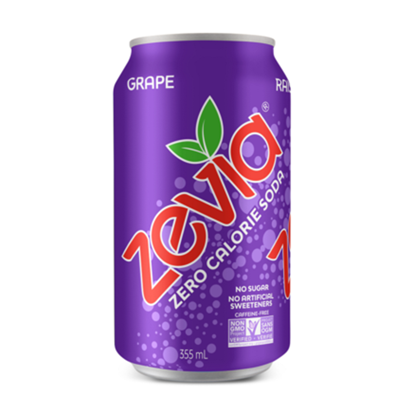 Zevia Soda - Grape (24x355ml) (jit) - Pantree Food Service