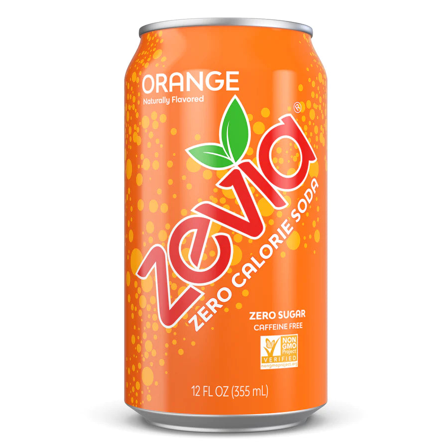 Zevia Soda - Orange (24x355ml) (jit) - Pantree Food Service