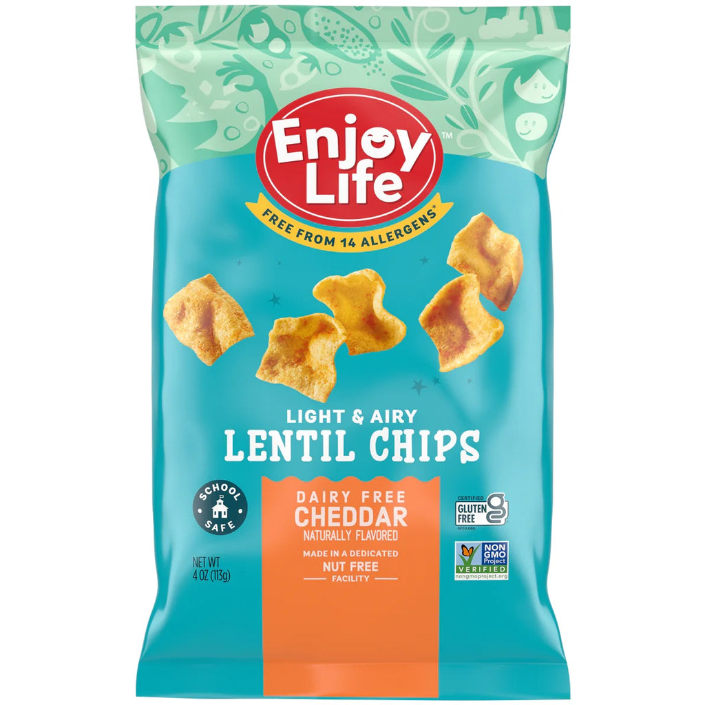 Enjoy Life Cheddar Lentil Chips (12x113) - Pantree Food Service