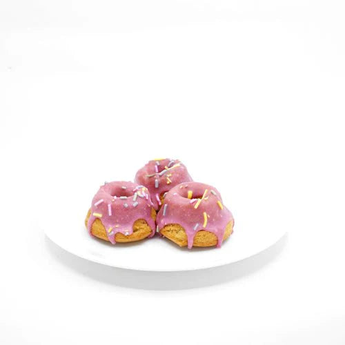 Tori's Bakeshop Mini Vanilla Donut - 3 Day Shelf Life (Gluten Free, Organic, Soy Free, Vegan, Toronto Company) (12 Mini Donuts) (jit) - Pantree Food Service