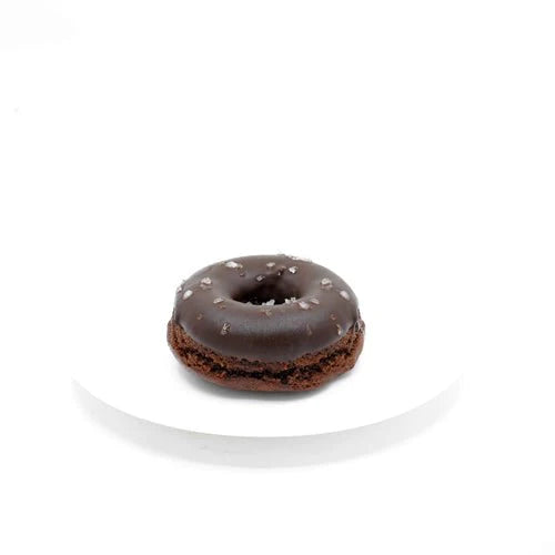 Tori's Bakeshop Donut, Dark Chocolate with Sea Salt - 3 Day Shelf Life (Gluten Free, Organic, Soy Free, Vegan, Toronto Company) (6 Donuts) (jit) - Pantree Food Service