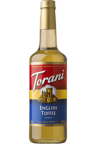 Torani Syrup - English Toffee (750ml) - Pantree Food Service