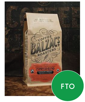 Balzac's - Whole Bean - Espresso Blend (12oz) - Pantree Food Service