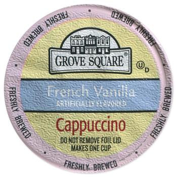 Grove Square - Cappuccino French Vanilla  (24 pack) - Pantree Food Service