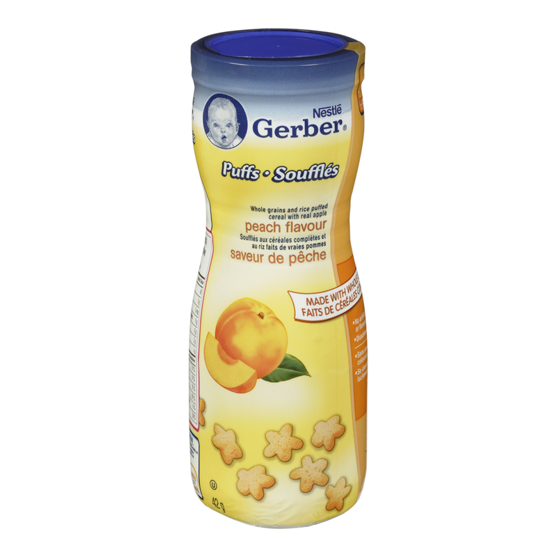 Gerber Graduates Puffs Peach (6-42 g) (jit) - Pantree Food Service