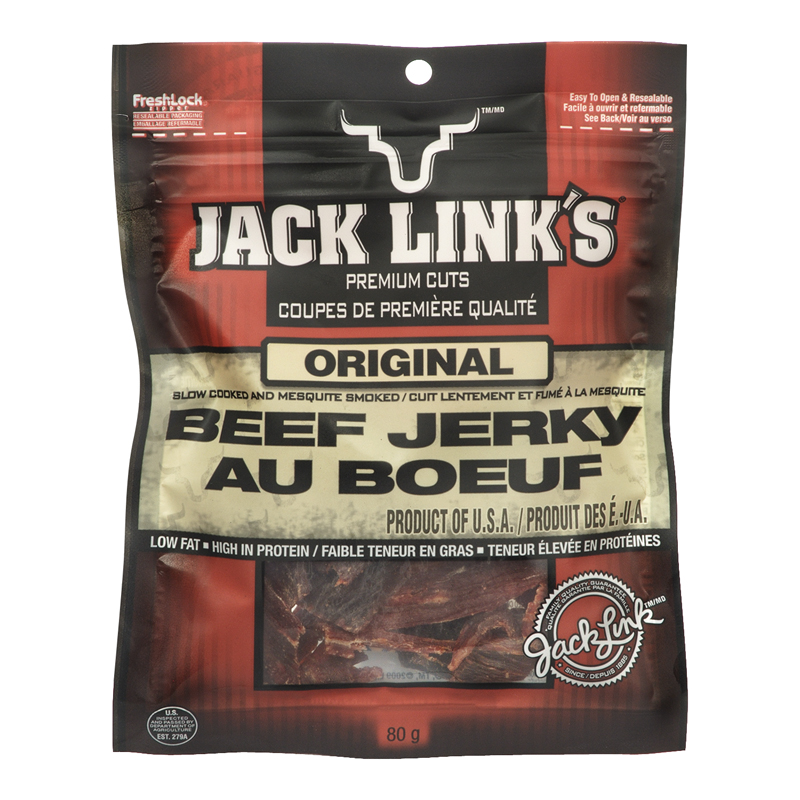 Jack Link's Beef Jerky Original (12-80 g) (jit) - Pantree Food Service