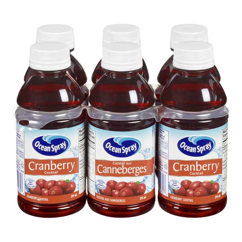 Ocean Spray Cranberry Cocktail (24-295 mL) (jit) - Pantree Food Service