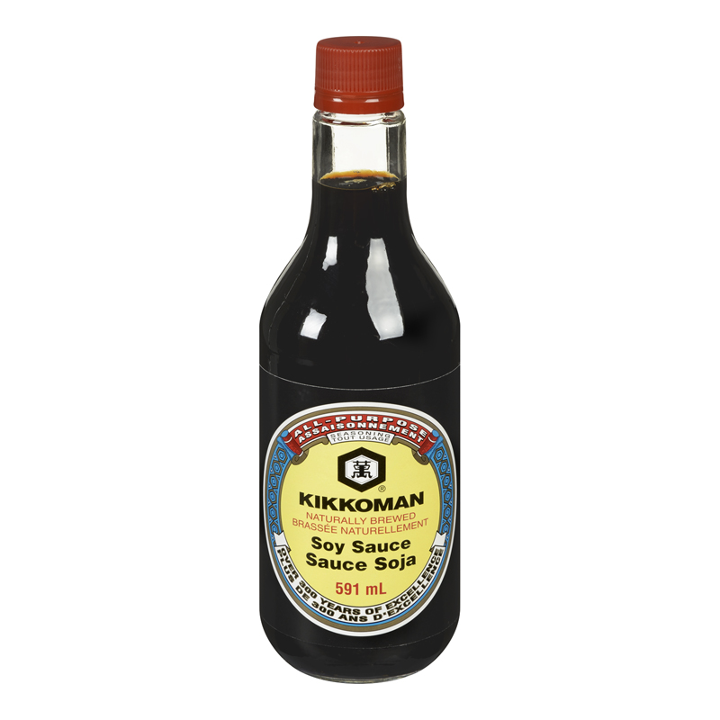 Kikkoman Soy Sauce (12-591 mL) (jit) - Pantree Food Service