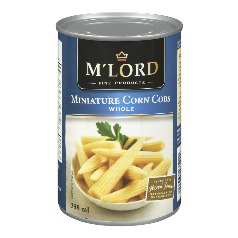 M'lord Baby Corn (12-398 mL) (jit) - Pantree Food Service