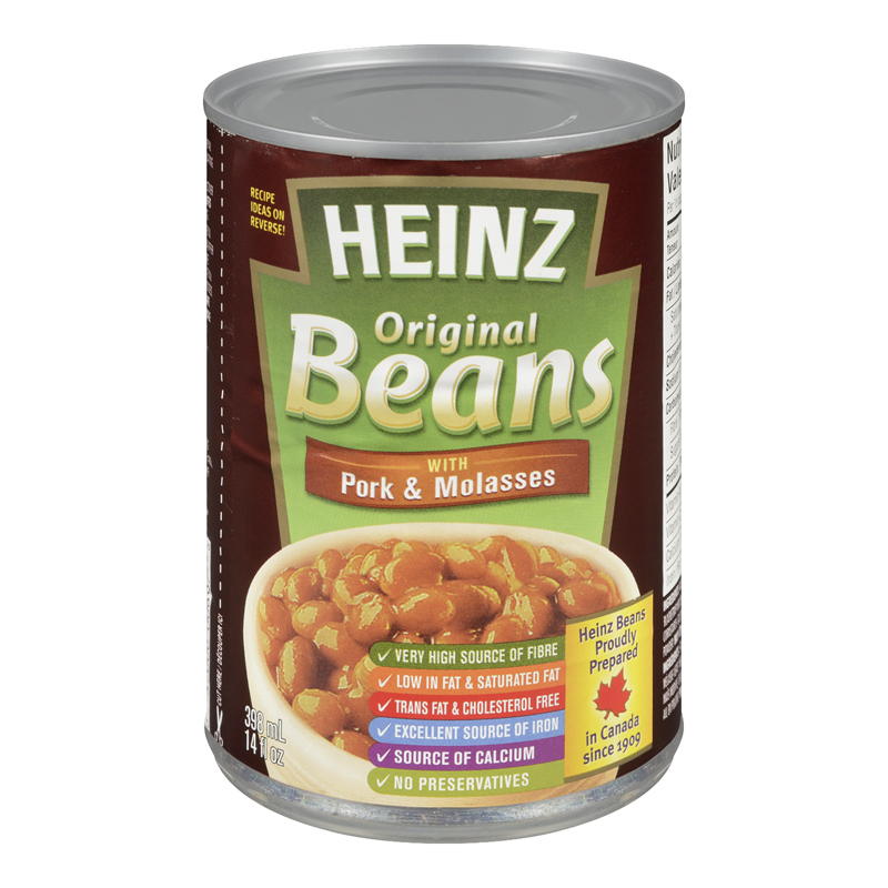 Heinz Pork & Beans in Molasses  (24 - 398 ml) (jit) - Pantree Food Service