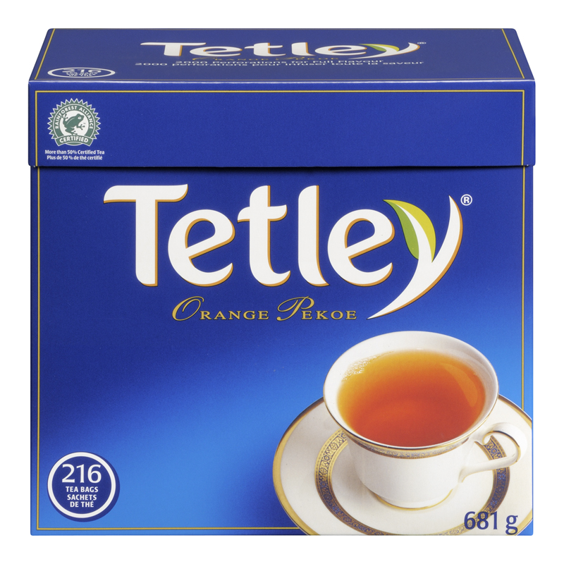 Tetley Tea Bags Orange Pekoe (8-216's) (jit) - Pantree Food Service