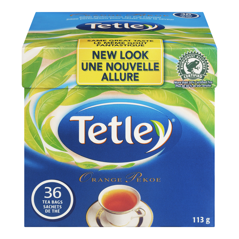 Tetley Tea Bags Orange Pekoe (24-36's) (jit) - Pantree Food Service